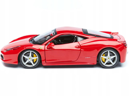 Ferrari 458 Italia Red 1/24 Diecast Model Car by Bburago